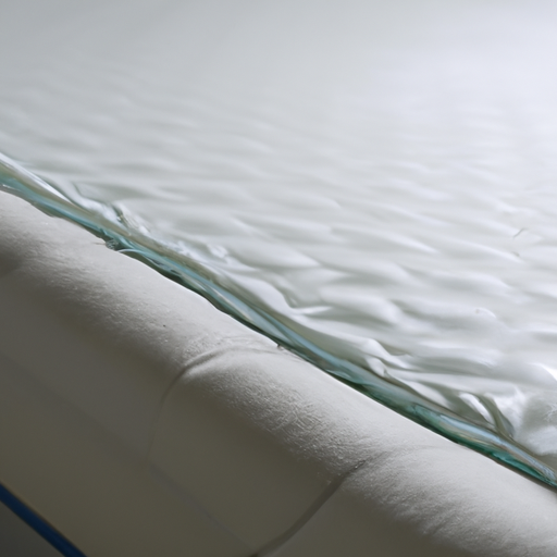 1. תמונה המציגה מגן מזרן עמיד למים על מיטה